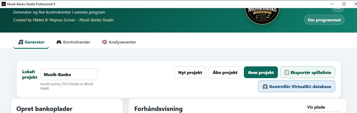Kontrollér VirtualDJ database